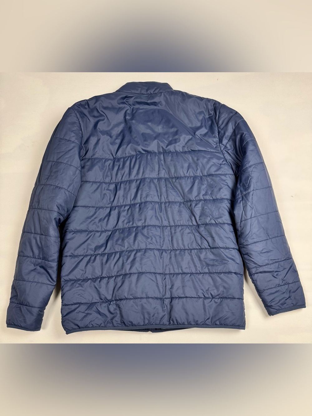 Travis Mathew Palisades Nylon Puffer Jacket Full Zip Blue Men’s L Retail $199 - Picture 6 of 9